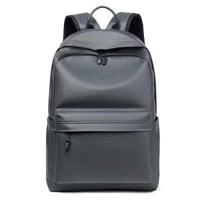 Best Quality PU Leather Back Pack Durable Casual Simple Travel Waterproof Laptop Backpack Bags for Men